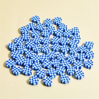 100 PCS/Package Soft Clay Heart Shape Beads sku image 1
