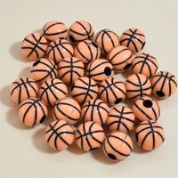 50 Pièces/Paquet Arylique Balle Basket-Ball Football Perles sku image 3