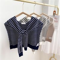 Women's Simple Style Stripe Polyester Scarf main image 5