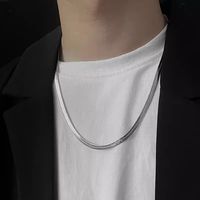 Titan Stahl Lässig Hip Hop Geometrisch Überzug Halskette main image 4
