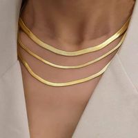 Titan Stahl Lässig Hip Hop Geometrisch Überzug Halskette main image 5