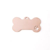 1 Piece Simple Style Paw Print Unforgettable Stainless Steel Plating Pendant Jewelry Accessories sku image 9