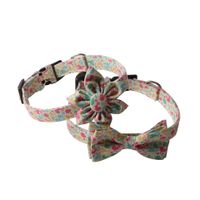 Simple Style Classic Style Cloth Color Block Pet Collar main image 4