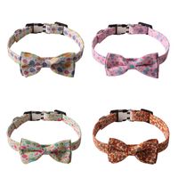 Simple Style Classic Style Cloth Color Block Pet Collar main image 1