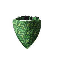 Casual Simple Style Cloth St. Patrick Shamrock Bow Knot Pet Scarf Pet Collar sku image 6