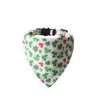 Casual Simple Style Cloth St. Patrick Shamrock Bow Knot Pet Scarf Pet Collar sku image 5
