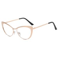 Simple Style Solid Color Resin Butterfly Frame Full Frame Optical Glasses sku image 2