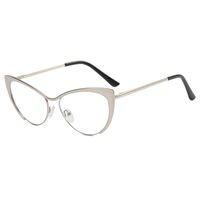 Simple Style Solid Color Resin Butterfly Frame Full Frame Optical Glasses sku image 11