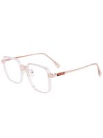Elegant Simple Style Solid Color Resin Square Full Frame Optical Glasses main image 2