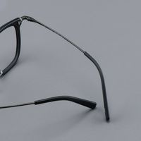 أسلوب بسيط اللون الصامد مادة صمغية مربع اطار كامل النظارات البصرية main image 4