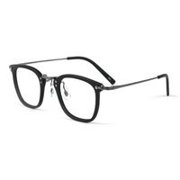 Simple Style Solid Color Resin Square Full Frame Optical Glasses main image 3