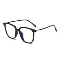 Classic Style Solid Color Resin Square Full Frame Optical Glasses main image 2