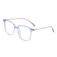 Classic Style Solid Color Resin Square Full Frame Optical Glasses sku image 5