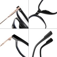 Fashion Simple Style Solid Color Pc Square Full Frame Optical Glasses main image 3