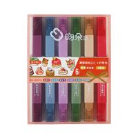1 Set Solid Color Daily Plastic Simple Style Fluorescent Pen main image 4