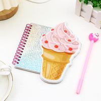 1 Piece Cartoon Double Heart Letter Class Learning School PVC Cute Notebook sku image 7