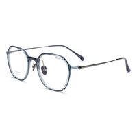 Casual Simple Style Solid Color Pc Round Frame Full Frame Optical Glasses main image 3