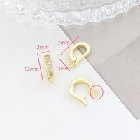 1 Piece Copper Solid Color Jewelry Buckle Simple Style sku image 9