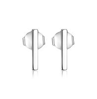 1 Pair Ig Style Simple Style Solid Color Plating Sterling Silver Ear Studs sku image 1