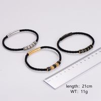 Casual Geometric Stainless Steel Men's Wristband main image 2