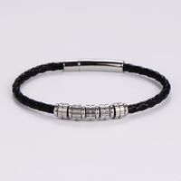 Casual Geometric Stainless Steel Men's Wristband main image 6