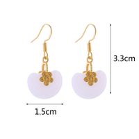 1 Pair Elegant Glam Geometric Plating Artificial Gemstones Drop Earrings main image 2
