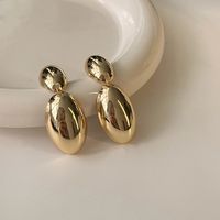1 Pair Vintage Style Oval Plating Iron Drop Earrings main image 6