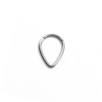 1 Piece Nose Rings & Studs Simple Style Solid Color 304 Stainless Steel sku image 1