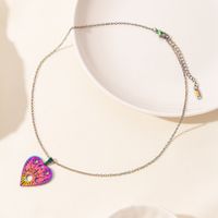 304 Stainless Steel Elegant Cute Luxurious Plating Heart Shape Pendant Necklace main image 10