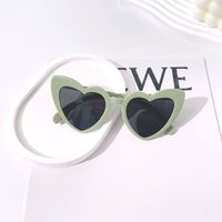 Sweet Heart Shape Ac Special-shaped Mirror Clips Women's Sunglasses sku image 9