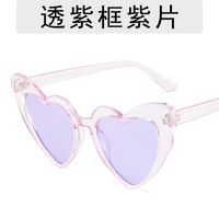 Sweet Heart Shape Ac Special-shaped Mirror Clips Women's Sunglasses sku image 5