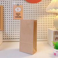 Milk Tea Shop Food Paper Cowhide Disposable Oil-proof Storage Bag sku image 2