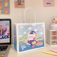 Cartoon Cute Girl Printing Rabbit Mini Packaging Decoration Paper Bag New sku image 10