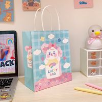 Cartoon Cute Girl Printing Rabbit Mini Packaging Decoration Paper Bag New sku image 12