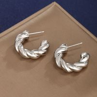 1 Pair XUPING Simple Style Solid Color 304 Stainless Steel Earrings Ear Studs main image 6