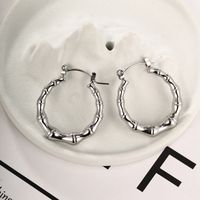 1 Pair Retro XUPING Simple Style Geometric Knot 304 Stainless Steel Earrings main image 10