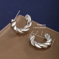 1 Pair XUPING Simple Style Solid Color 304 Stainless Steel Earrings Ear Studs sku image 4