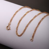 Xuping Simple Style Solid Color Alloy Copper Alloy Plating Unisex Necklace main image 5