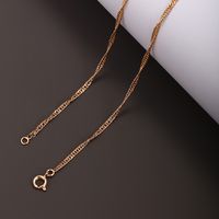 Xuping Simple Style Solid Color Alloy Copper Alloy Plating Unisex Necklace main image 6