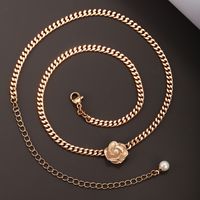 Elegant Xuping Sweet Flower Alloy Copper Alloy Plating Inlay Artificial Pearls Women's Necklace main image 4