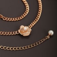 Elegant Xuping Sweet Flower Alloy Copper Alloy Plating Inlay Artificial Pearls Women's Necklace main image 6