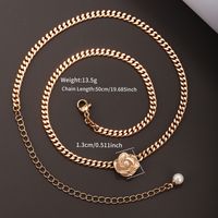 Elegant Xuping Sweet Flower Alloy Copper Alloy Plating Inlay Artificial Pearls Women's Necklace main image 2