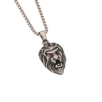 Retro Punk Commute Animal Skull Stainless Steel Plating 18K Gold Plated Men's Pendant Necklace main image 10