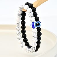Simple Style Eye Artificial Gemstones Beaded Handmade Unisex Bracelets main image 3