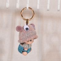 Simple Style Color Block Alloy Cloth Women's Keychain main image 3