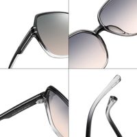IG Style Hip-Hop Gradient Color Pc Square Full Frame Women's Sunglasses main image 4