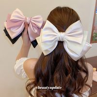 Women's Sweet Bow Knot Alloy Cloth Hair Clip main image 3