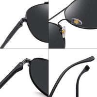 Fashion Classic Style Solid Color Tac Toad Glasses Full Frame Men's Sunglasses main image 4
