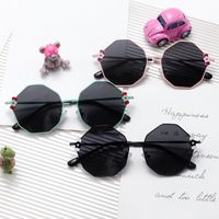 Hip-Hop Streetwear Geometric Tac Polygon Full Frame Kids Sunglasses main image 3