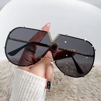 Basic Gradient Color Pc Square Frameless Women's Sunglasses main image 5